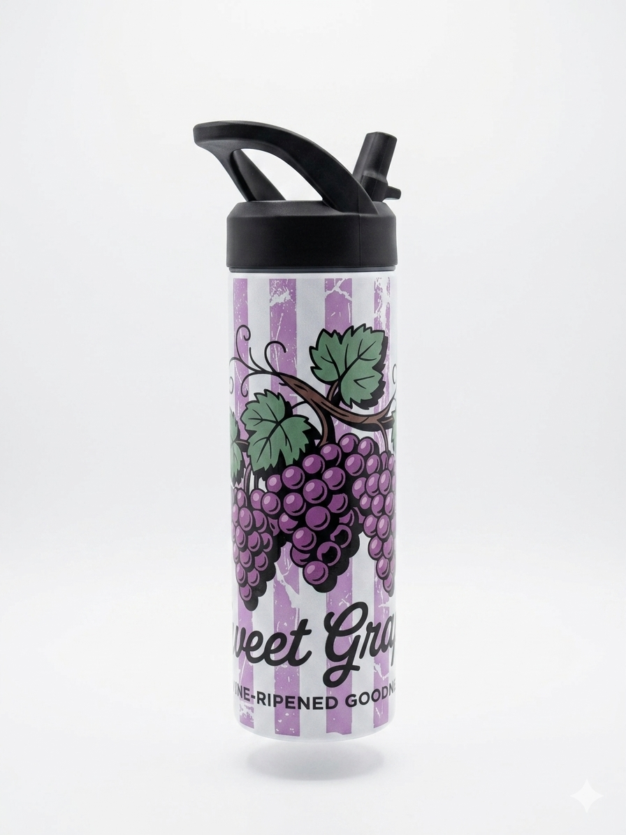 Trinkflasche/ Sportflasche Sweet Grape