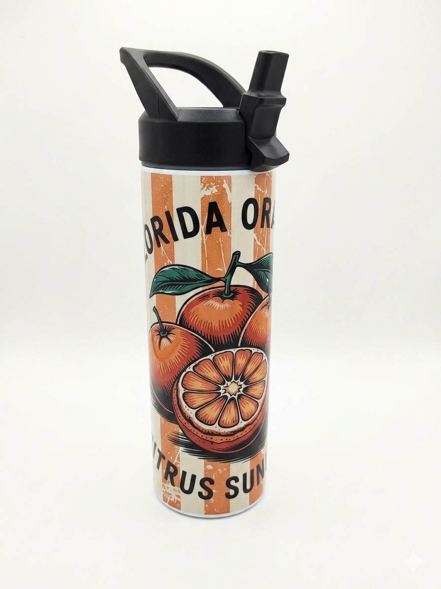 Trinkflasche/ Sportflasche " ORANGE"