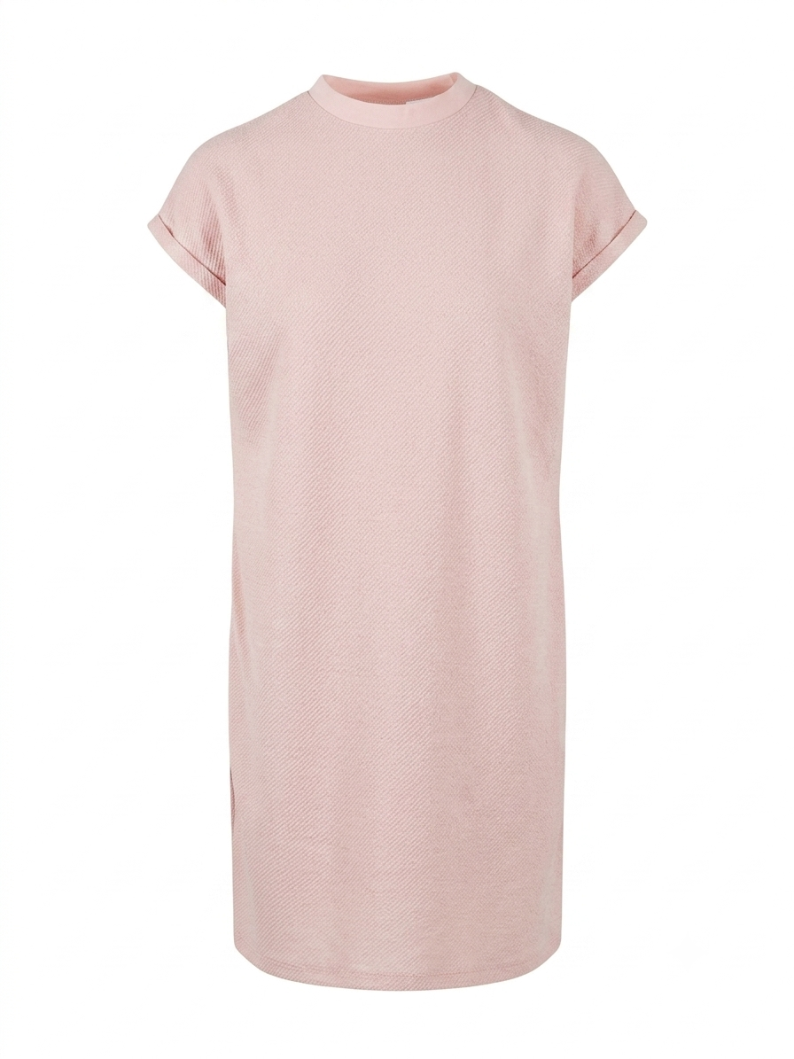 Modisches Kleid mit überschnittenen Schultern