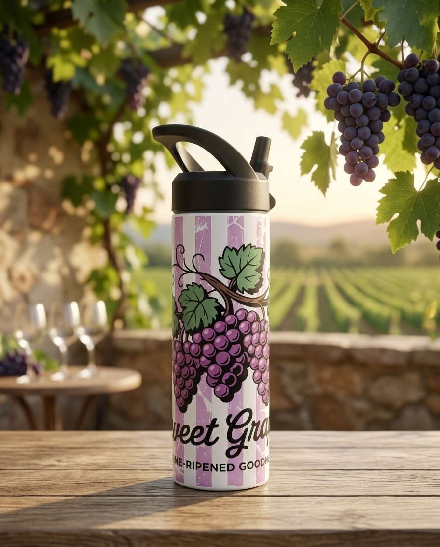 Trinkflasche/ Sportflasche Sweet Grape