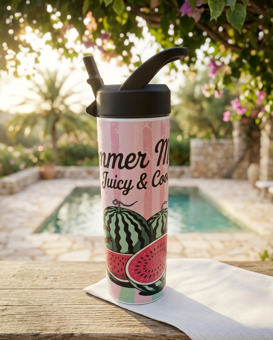 Trinkflasche / Sportflasche "Melone"
