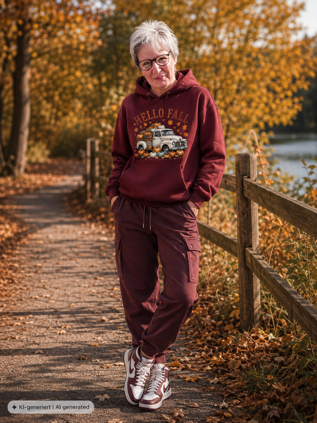 Damen Hoodie